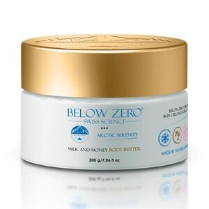 Below Zero Arctic Serenty Milk & Honey Body Butter ~ Retail $140